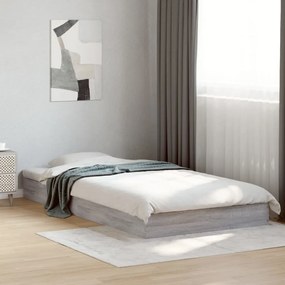 Giroletto grigio sonoma 90x190 cm in legno multistrato
