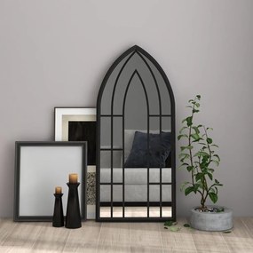 Specchio Nero 100x45 Cm Ferro Per Uso Interno /