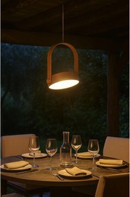 Piantana Solare da Giardino 300 Lumen "LMS-078" Corten