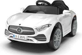 Macchina Elettrica per Bambini 12V con Licenza Mercedes CLS Small Bianco...