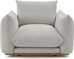 Poltrona in grigio chiaro Ernest – Bobochic Paris