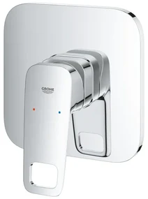 Rubinetto per doccia getto aerato ad incasso monocomando Clova Pulse argento lucido GROHE