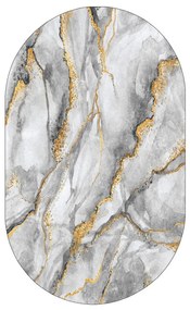 Tappeto in grigio-oro 120x180 cm - Rizzoli
