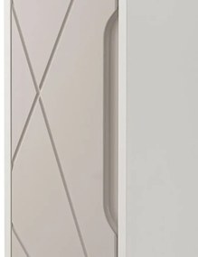 Colonna bagno sospesa h .150 cm Furore tortora con ripiani regolabili