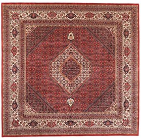 Bidjar Tappeto orientale 250 x 250 Rosso (Indian) Annodato A Mano