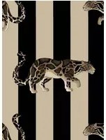 House of Hackney Carta da parati Prowl - Clay & Black