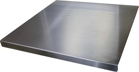 Tagliere Spianatoia per Alimenti 99,5x59 cm in Acciaio Inox Rocila...