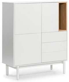 Cassettiera color crema 100x120x40 cm Corvo – Teulat