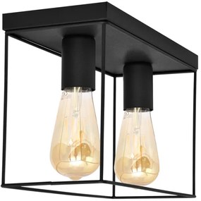 Plafoniera FINN 2xE27/15W/230V nero