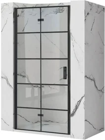 Porta doccia Rea Molier Black 80 + profilo