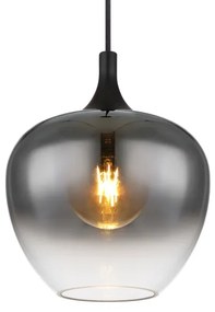 Globo 15548H - Lampadario a sospensione con filo MAXY 1xE27/40W/230V diametro 24 cm nero