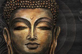 Stampa su tela – Viso del Buddha