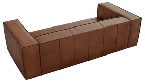 Divano in pelle marrone cognac 227 cm Madame - Windsor &amp; Co Sofas