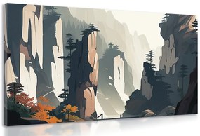Quadro su tela – Montagna Tianzi in Cina