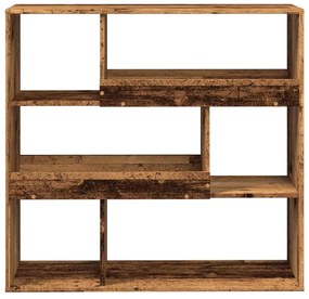 Libreria/divisorio legno antico 100x33x94,5 cm