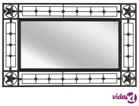 vidaXL Specchio da Parete Rettangolare 50x80 cm Nero