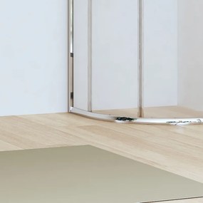 Box doccia 90x90cm semicircolare altezza ridotta 170 cm | CHIARA CURV-R - KAMALU