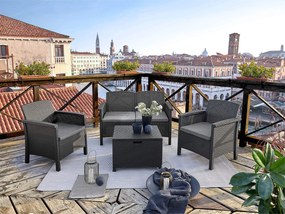 VENEZIA - salotto da esterno in resina