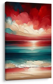 Quadro su tela – Mare nei colori del crepuscolo