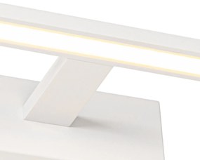 Lampada da parete bianca 62 cm con LED IP44 - Jerre