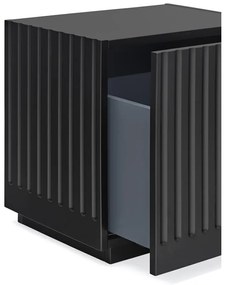 Comodino nero Doric - Teulat