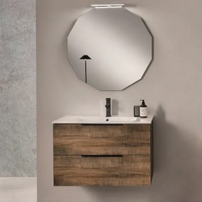 Mobile da bagno BALI 60 cm sospeso in nobilitato Tabacco