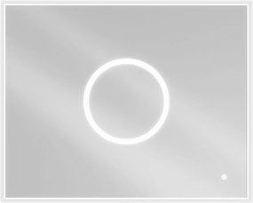 Mexen Koga specchio da bagno retroilluminato 100 x 80 cm, LED 6000K, antiappannamento - 9821-100-080-611-00