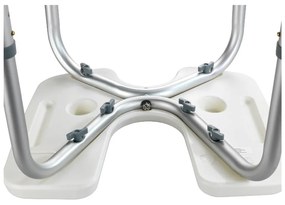 Sgabello da doccia Sgabello igienico bianco, 53 x 46 cm Secura - Wenko