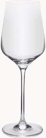 Set di 4 bicchieri da vino rosso in cristallo Mystique