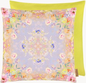 Copricuscino reversibile in lino Mystic Garden