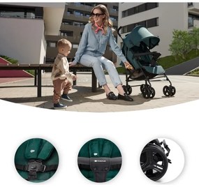 KINDERKRAFT - Passeggino TIK Green foresta