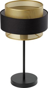 Osram - Lampada da tavolo DECOR HORNET 1xE27/10W/230V nera/dorata