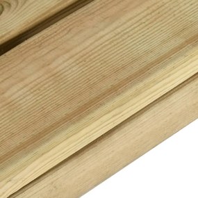 Panchina da giardino 90 cm in legno di pino impregnato