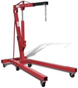 Gru Idraulica Pieghevole Per Officina 2 Ton 88,2 Kg /