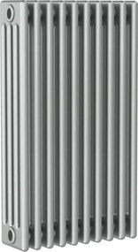 Termosifone in acciaio tubolare 4 colonne 10 elementi interasse 623 mm ERCOS Comby grigio