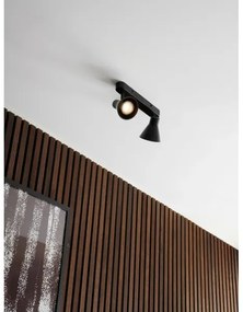 Nordlux - Faretto EIK 2xGU10/35W/230V Black
