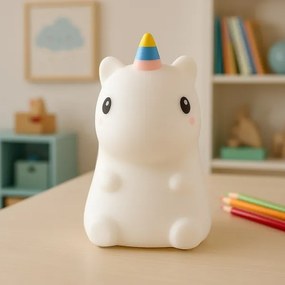 Luce notturna per bambini LED RGBW ricaricabile e dimmerabile UNICORN LED/1W/5V 1200 mAh