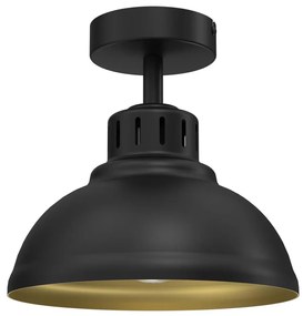Lampadario a plafone SVEN 1xE27/15W/230V nero/oro