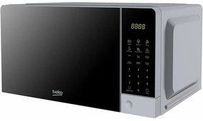 Beko - MOC201103S - Forno a Microonde, Digitale, 20 l, 700 w, Argento, 45,2 x 32,5 x 26,2 cm
