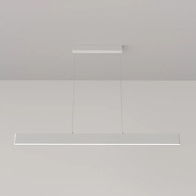 Lampadario A Sospensione Moderno Step Metallo Bianco Led Integrato 30W Fredda