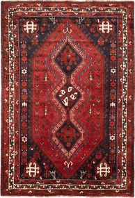 Shiraz Tappeto persiano 250 x 170 Rosso (Iran) Annodato A Mano