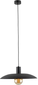 Lampadario a sospensione con filo ASTRA 1xE27/15W/230V diametro 41 cm nero