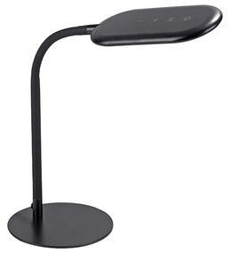 Lampada da tavolo moderna nera dimmerabile con LED - Kiril