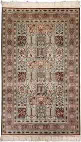 Ghom Tappeto 90 x 150 Marrone (Cina) Annodato A Mano