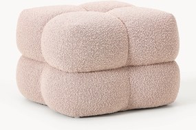 Pouf imbottito in bouclé Ellie