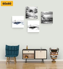 Set di quadri – Mare in imitazione di pittura a olio