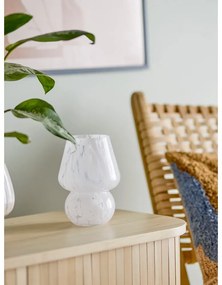 Vaso in vetro bianco Halim - Bloomingville