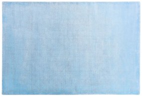 Tappeto viscosa azzurro 160 x 230 cm GESI II Beliani