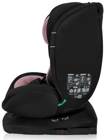 Lionelo - Seggiolino auto con base girevole BASTIAAN i-Size 40-150 cm Rosa