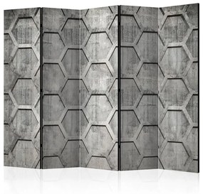 Paravento Platinum cubes II [Room Dividers]